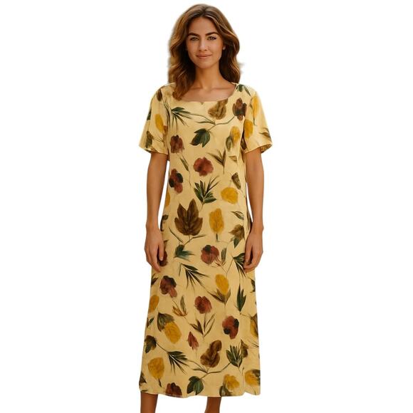 Petite Sophisticate Women's Long Sleeveless Sun Dress Miss Size - Picture 2 of 6